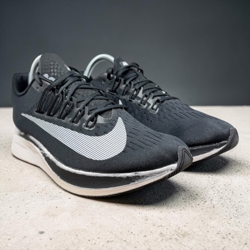 Nike Zoom Fly Women 10 Black White Anthracite Running Shoes 897821-001 Racing